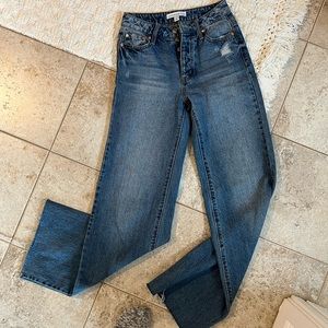 AND NOW THIS wide leg jean